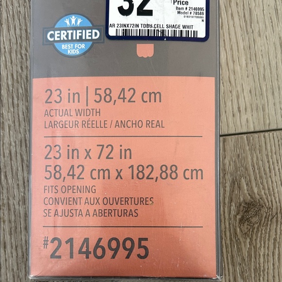 Allen + Roth White Cordless Cellular Shade - Picture 3 of 6